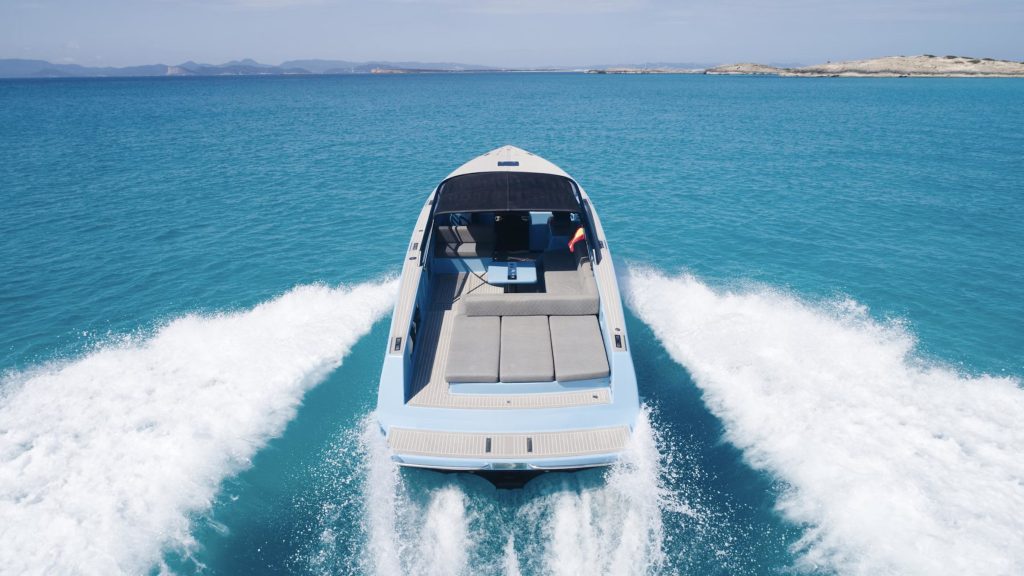 Ibiza Adventure Awaits Rent the VanDutch 40 Boat the BLUE STEEL